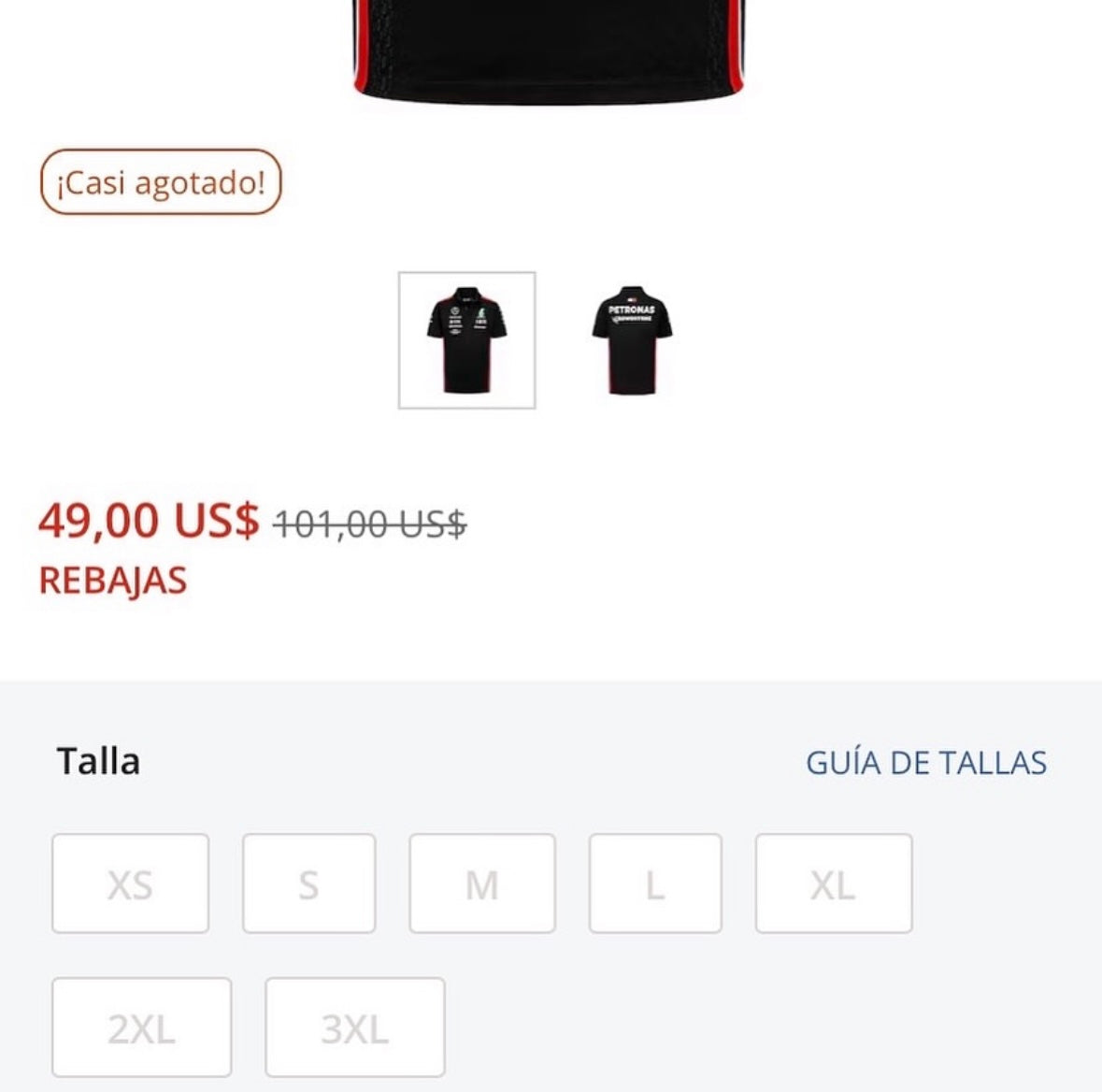 Mercedes AMG Petronas F1 2023 Tea M
Polo