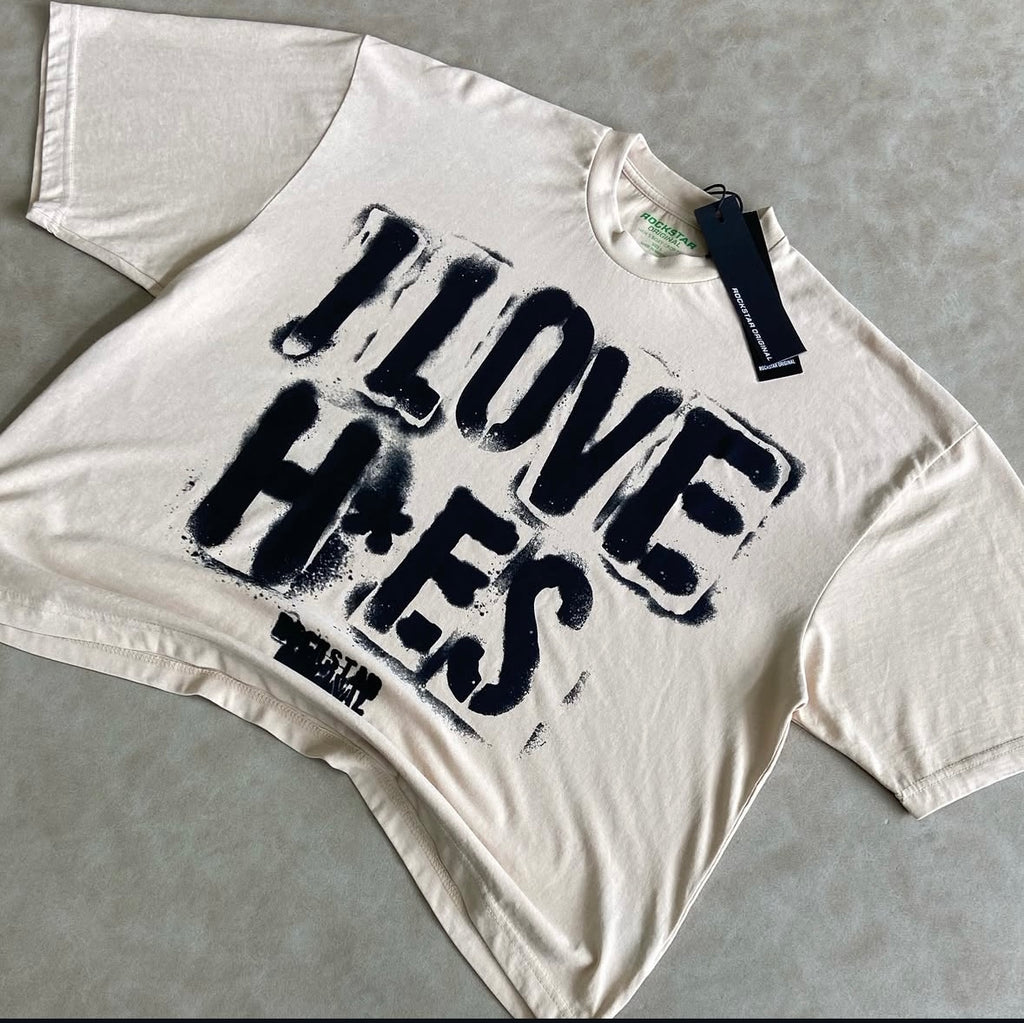 Waller Beige/Boxy Crop T-Shirt