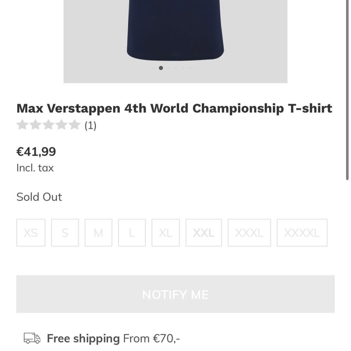 Max Verstappen 4th World Championship
T-shirt4