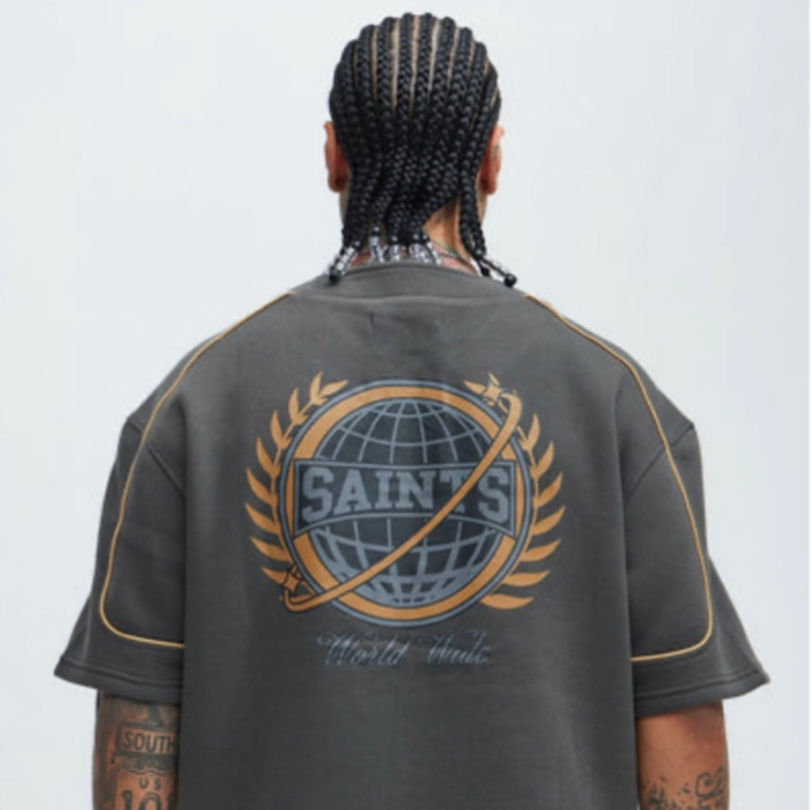 Saint Worldwide Short Sleeve Henley