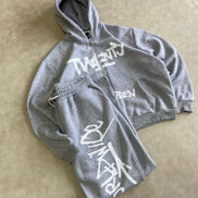Straight-Leg Tracksuit With Hood