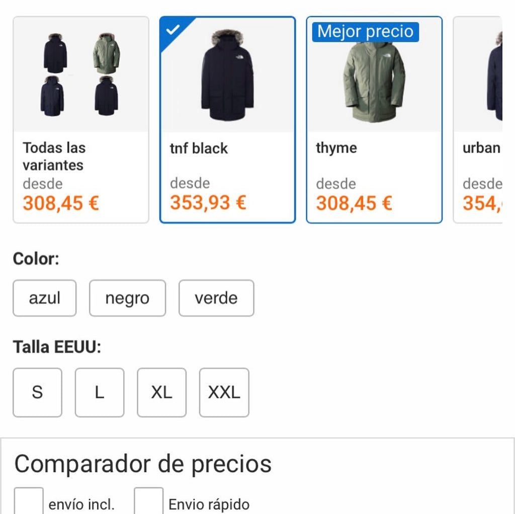 The North Face Parka 600 Waterproof
Jacket