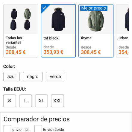 The North Face Parka 600 Waterproof
Jacket