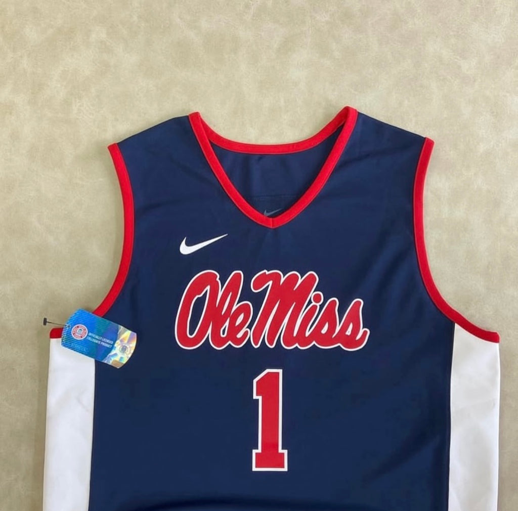 Nike #1 Olé Miss Rebeles Jersey