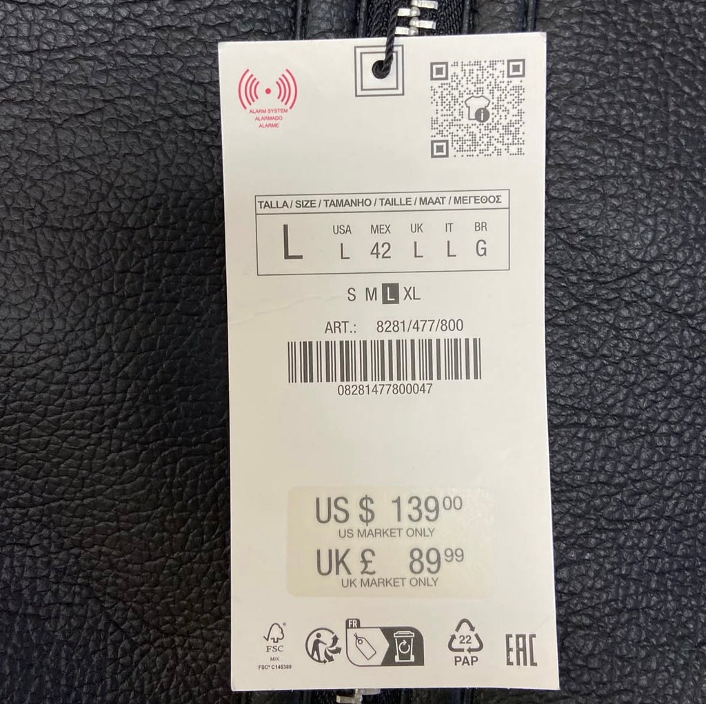 DOUBLE-SIDED LEATHER-LIKE JACKET