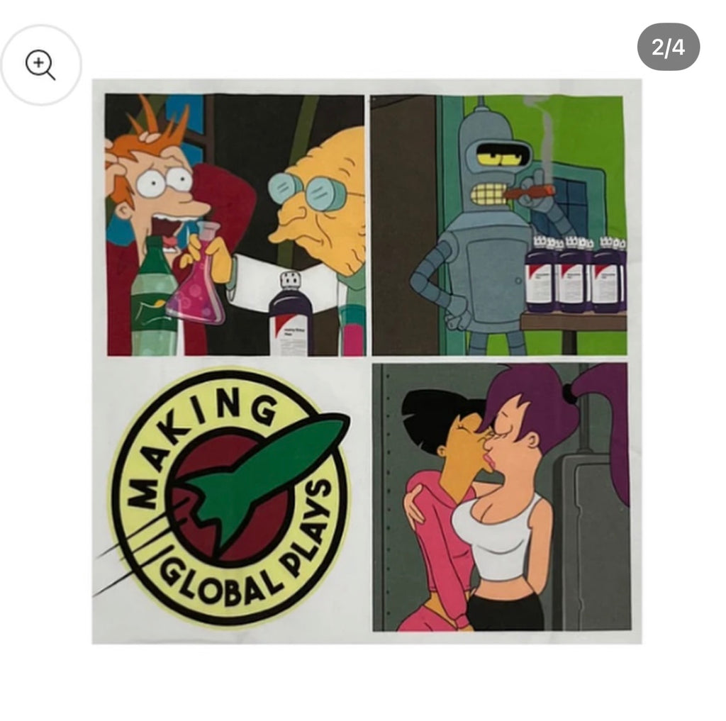 Futurama Shirt Grinder Combo - White