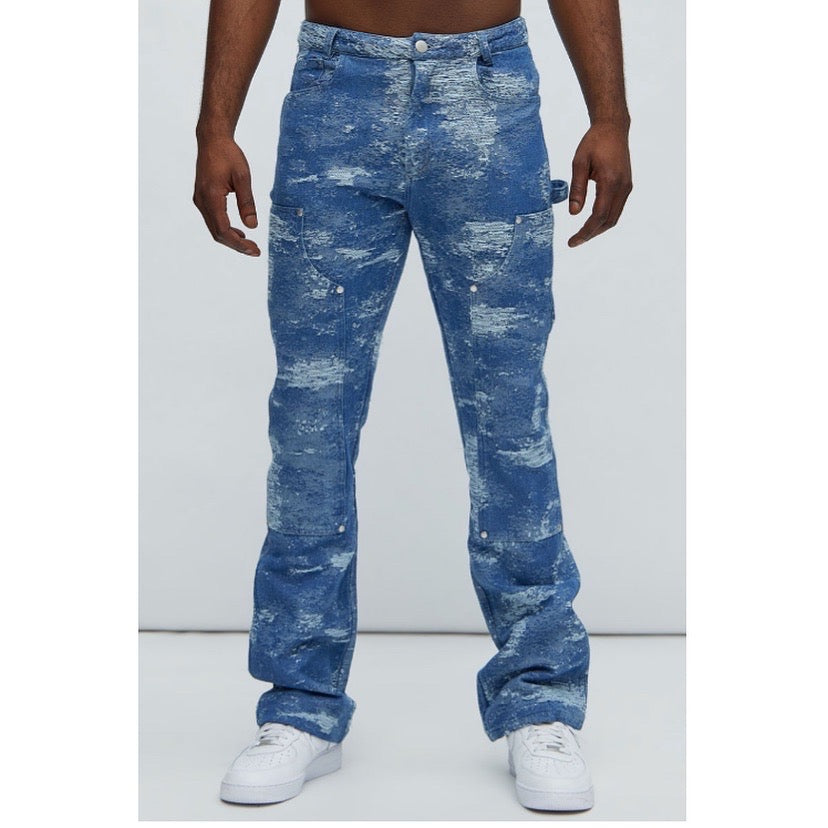 Mezclilla Cloud 9 Textured Slim Flare