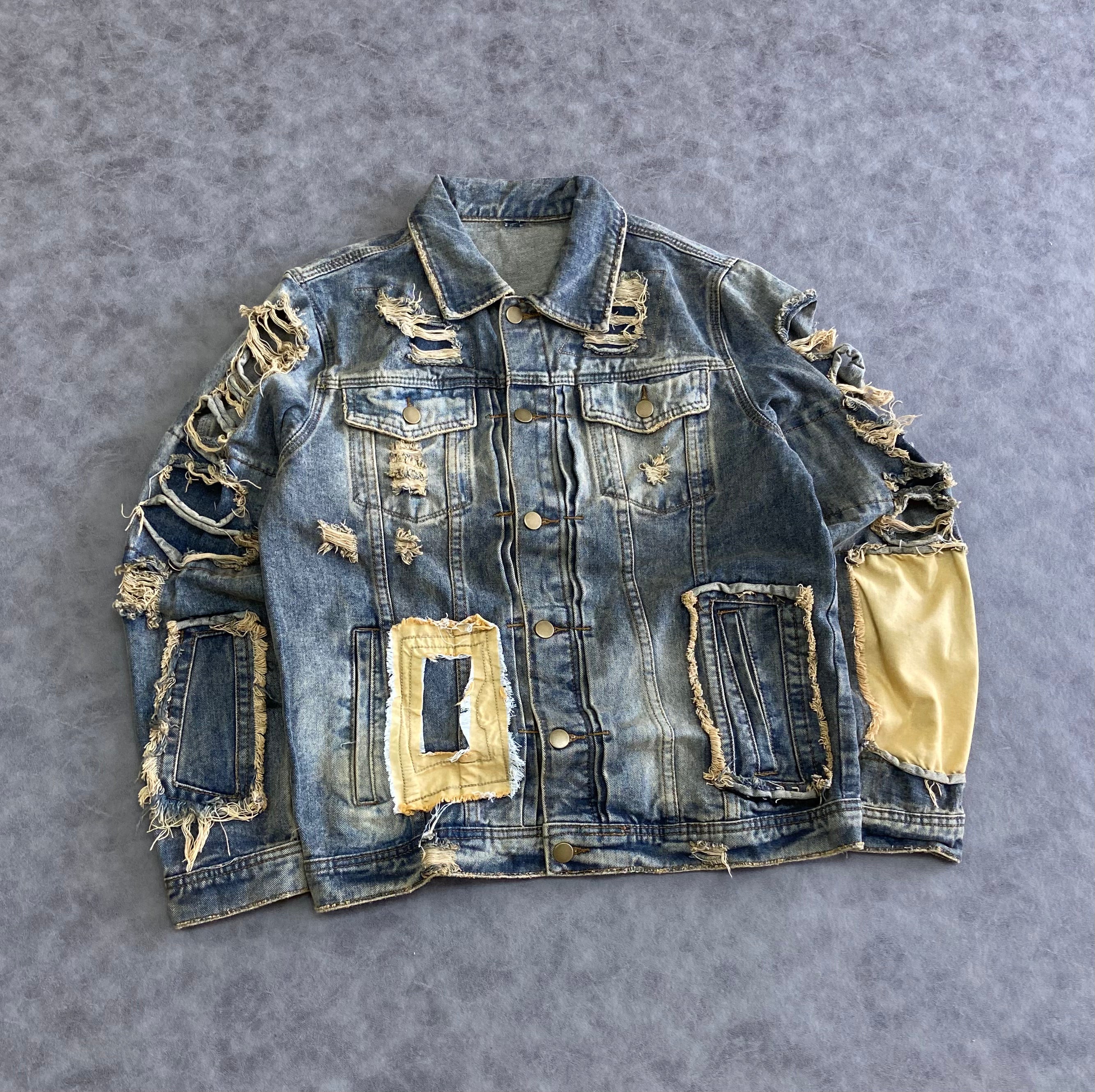 Ripped Denim Jacket