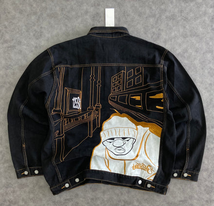 South Pole Contrast Trucker Denim Jacket