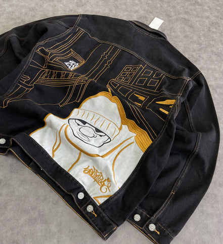 South Pole Contrast Trucker Denim Jacket