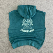 Chateau Terry Embroidered Sleeveless Hoodie