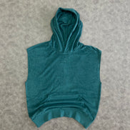 Chateau Terry Embroidered Sleeveless Hoodie