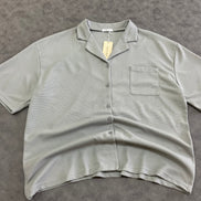 Ekouaer Texture Wafle Button Shirt
