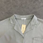 Ekouaer Texture Wafle Button Shirt