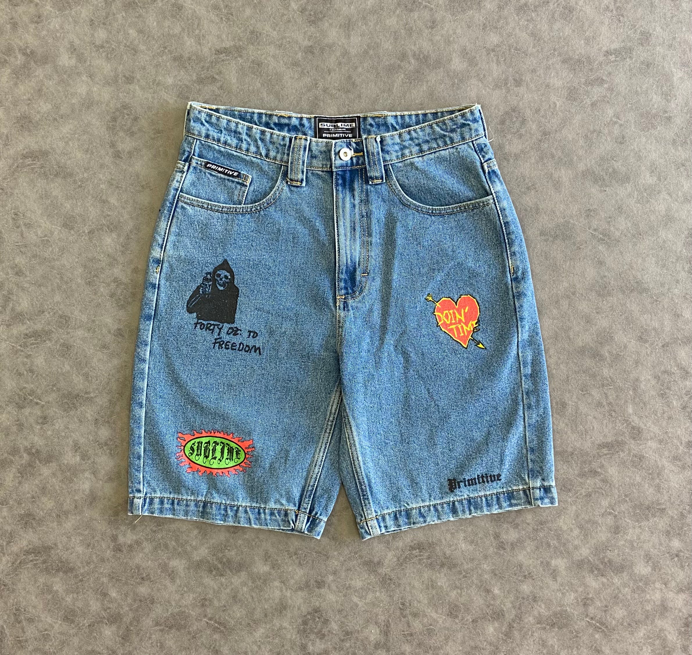 Primitive X Sublime BoardWalk Denim Short