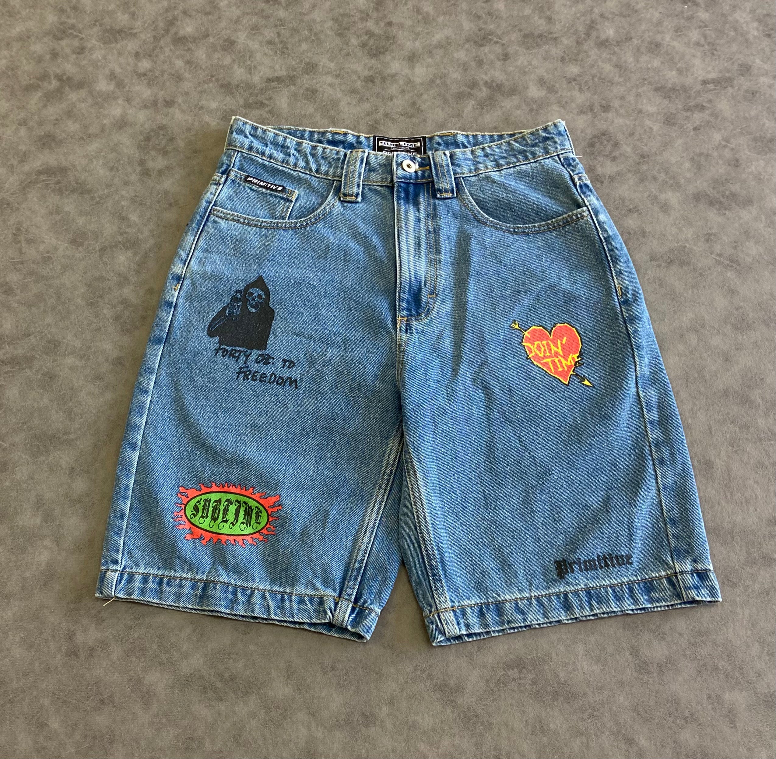 Primitive X Sublime BoardWalk Denim Short