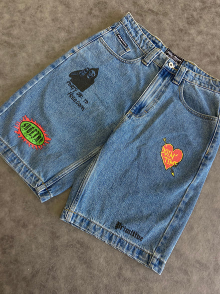 Primitive X Sublime BoardWalk Denim Short