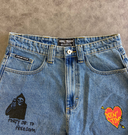 Primitive X Sublime BoardWalk Denim Short