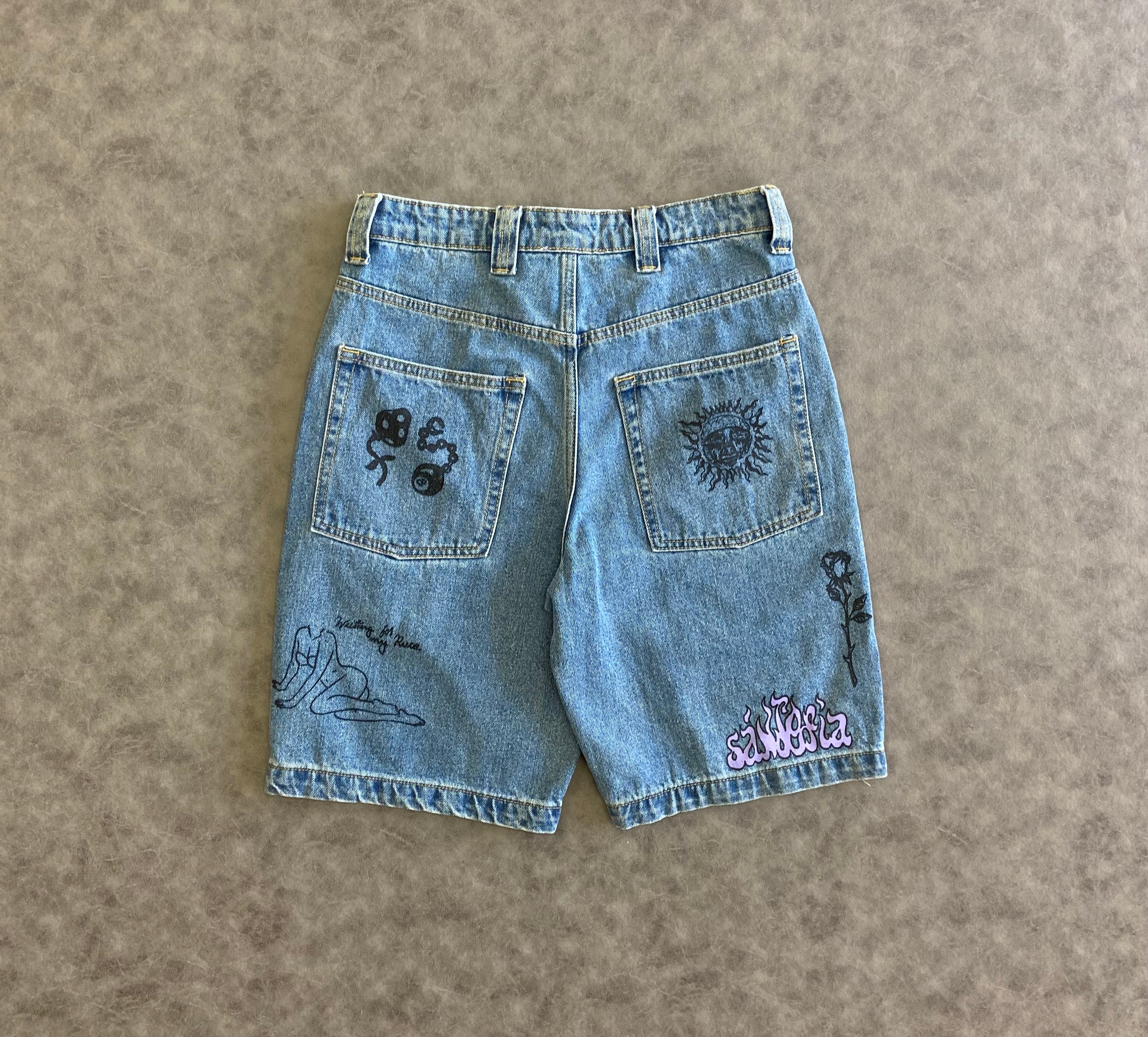 Primitive X Sublime BoardWalk Denim Short