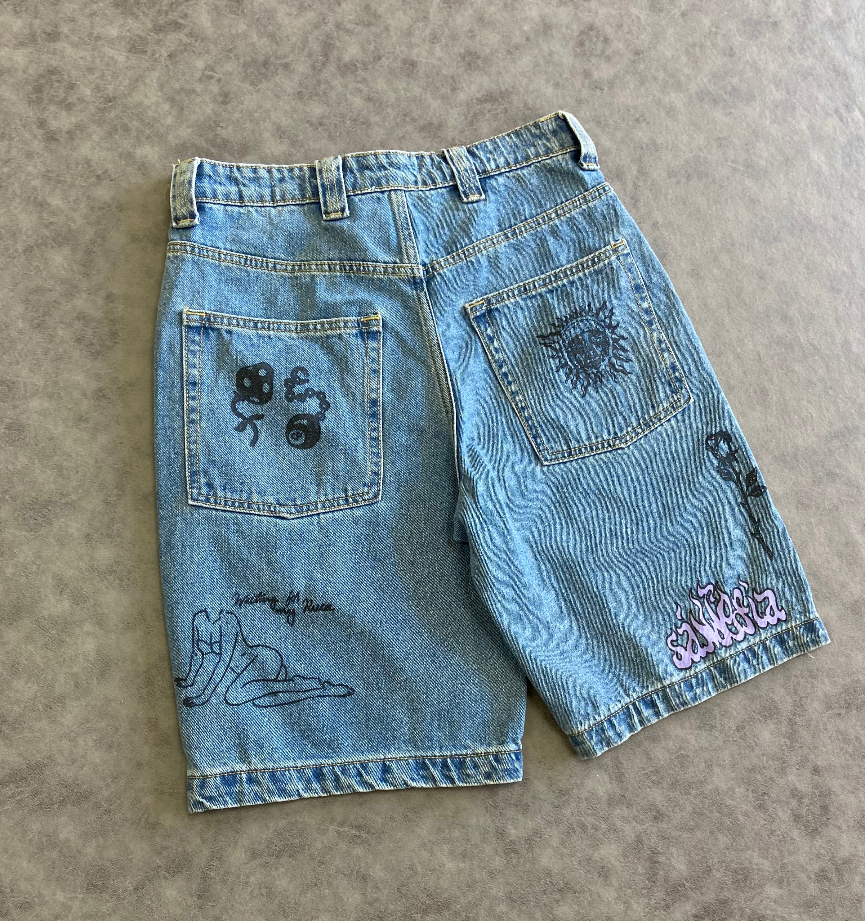 Primitive X Sublime BoardWalk Denim Short