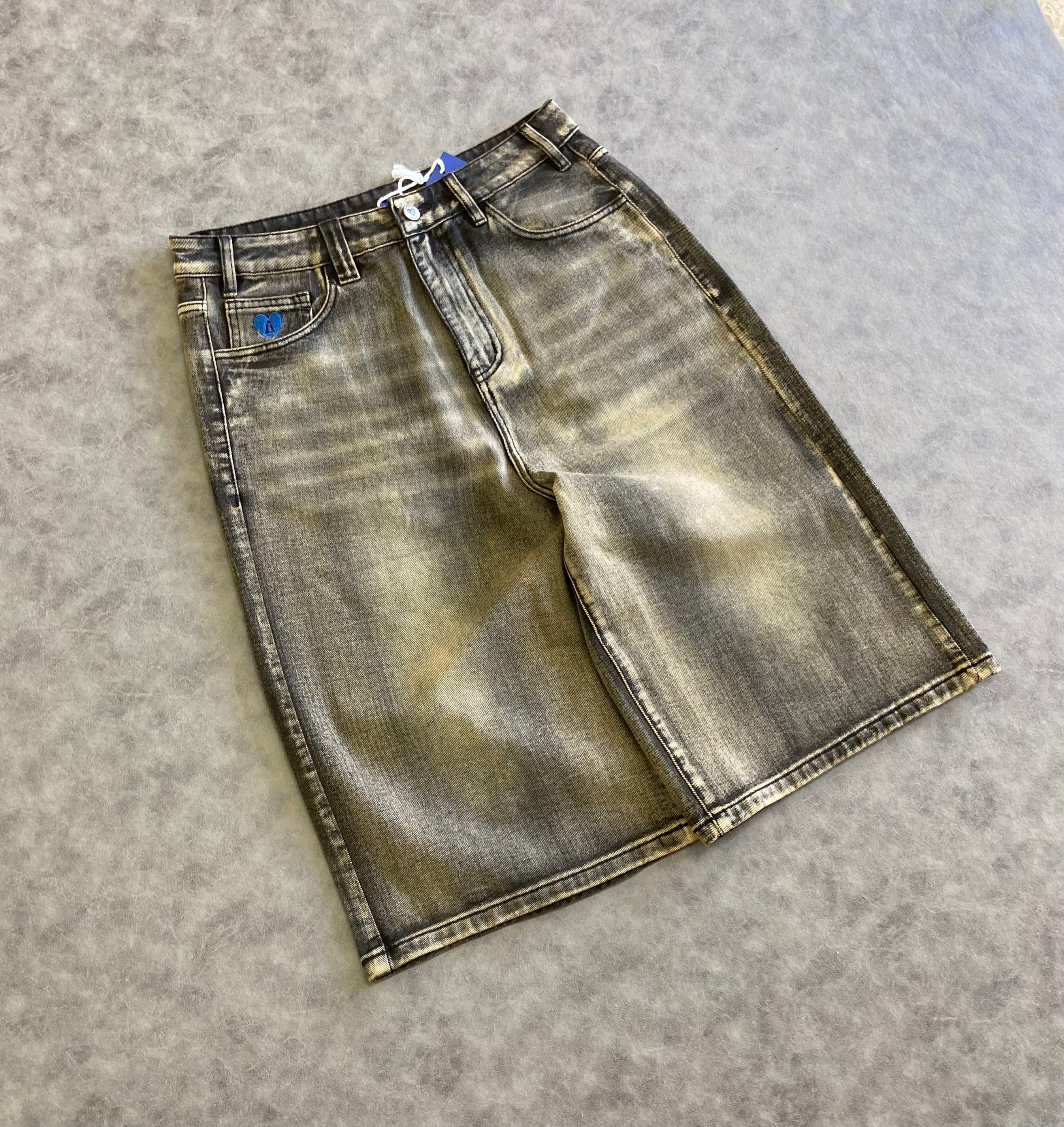 Aelfric Eden Vintage Washed Denim Jort Short
