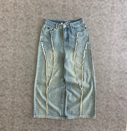 Aelfric Eden Baggy Fringe Jeans