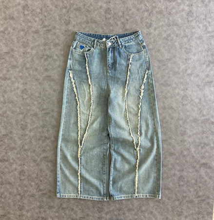 Aelfric Eden Baggy Fringe Jeans