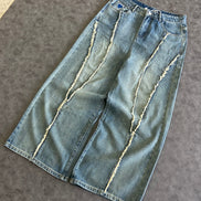 Aelfric Eden Baggy Fringe Jeans