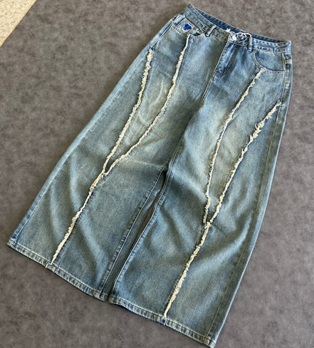 Aelfric Eden Baggy Fringe Jeans