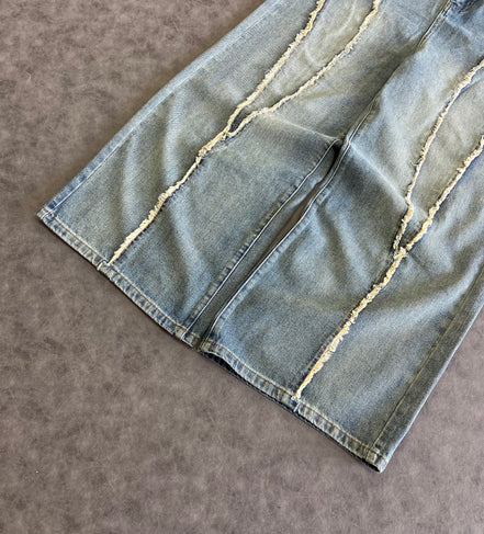 Aelfric Eden Baggy Fringe Jeans
