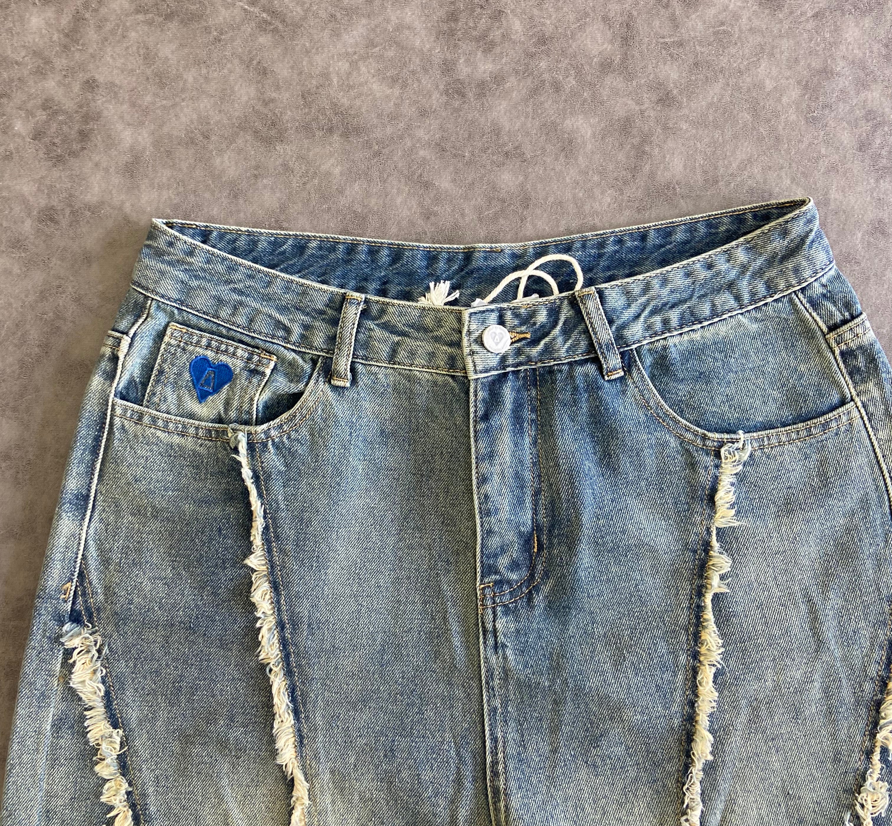 Aelfric Eden Baggy Fringe Jeans