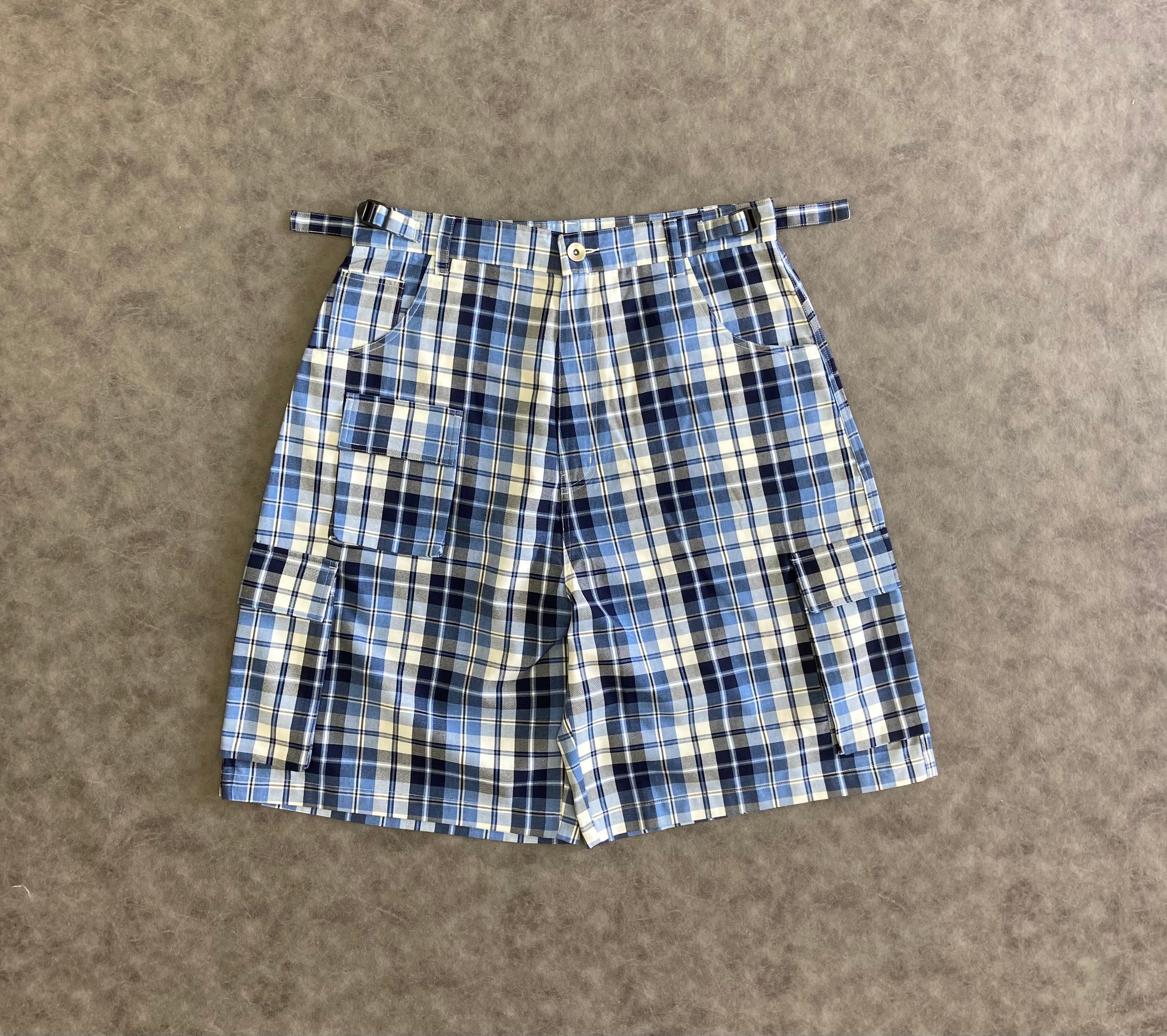 Haunted StarBucks Plaid Cargo Shorts