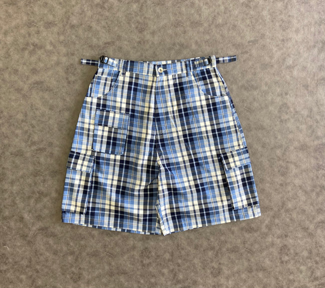 Haunted StarBucks Plaid Cargo Shorts
