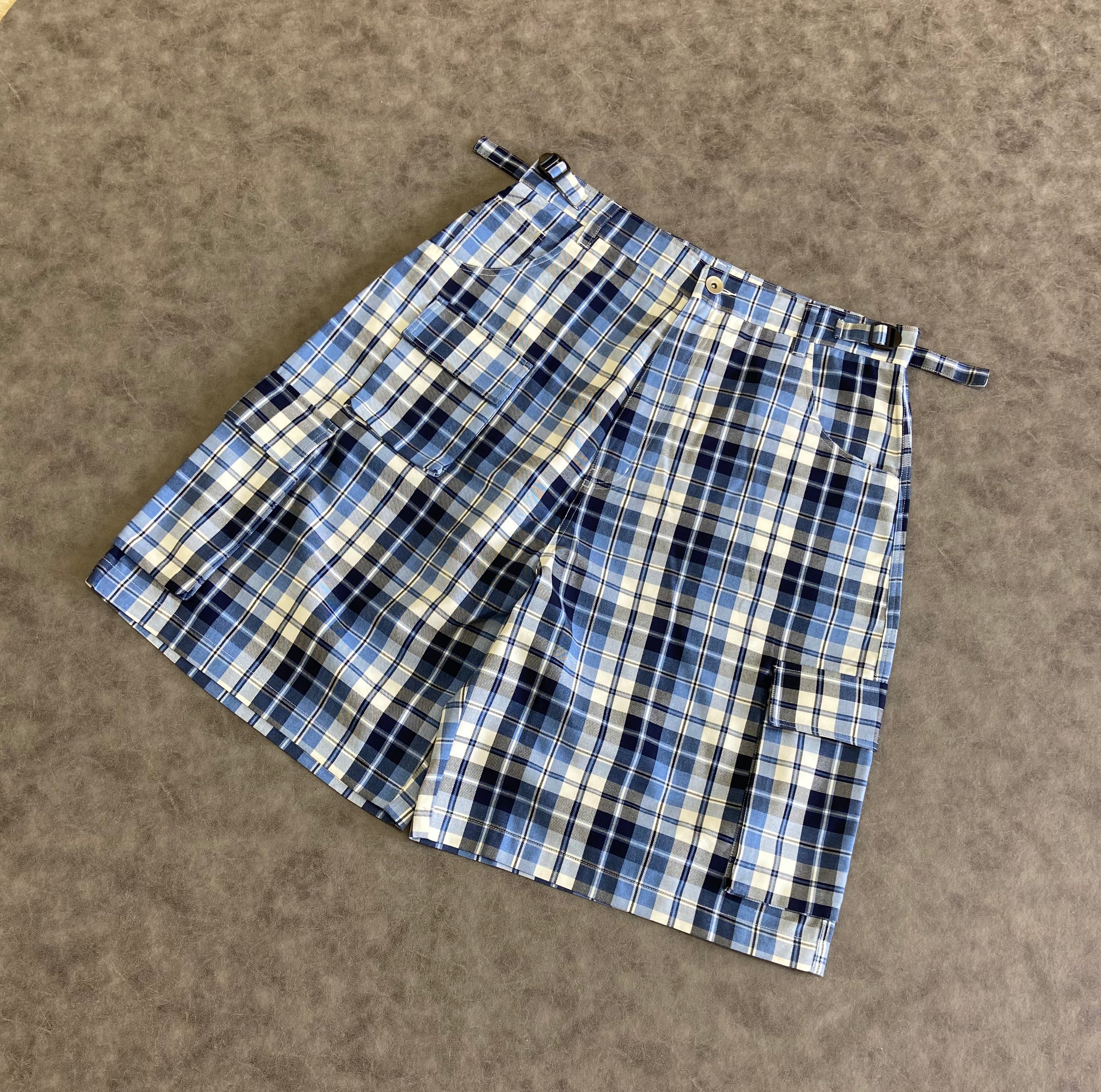 Haunted StarBucks Plaid Cargo Shorts