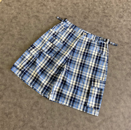 Haunted StarBucks Plaid Cargo Shorts