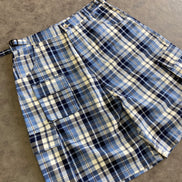 Haunted StarBucks Plaid Cargo Shorts