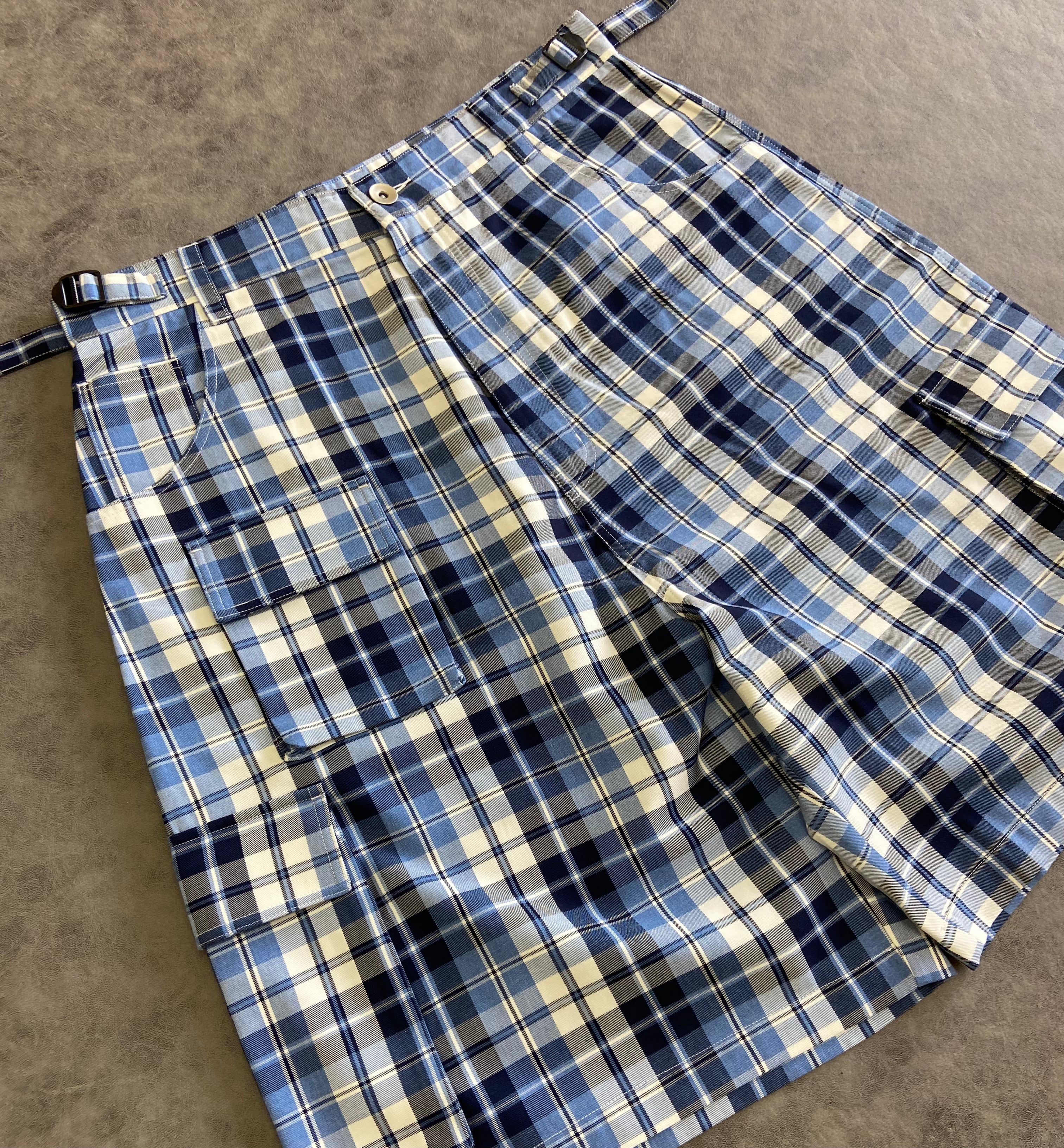 Haunted StarBucks Plaid Cargo Shorts