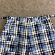 Haunted StarBucks Plaid Cargo Shorts