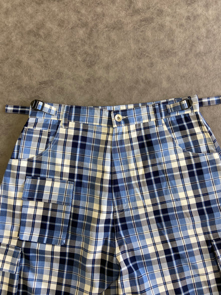 Haunted StarBucks Plaid Cargo Shorts