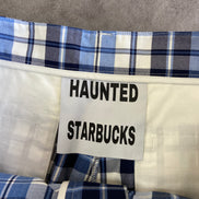 Haunted StarBucks Plaid Cargo Shorts
