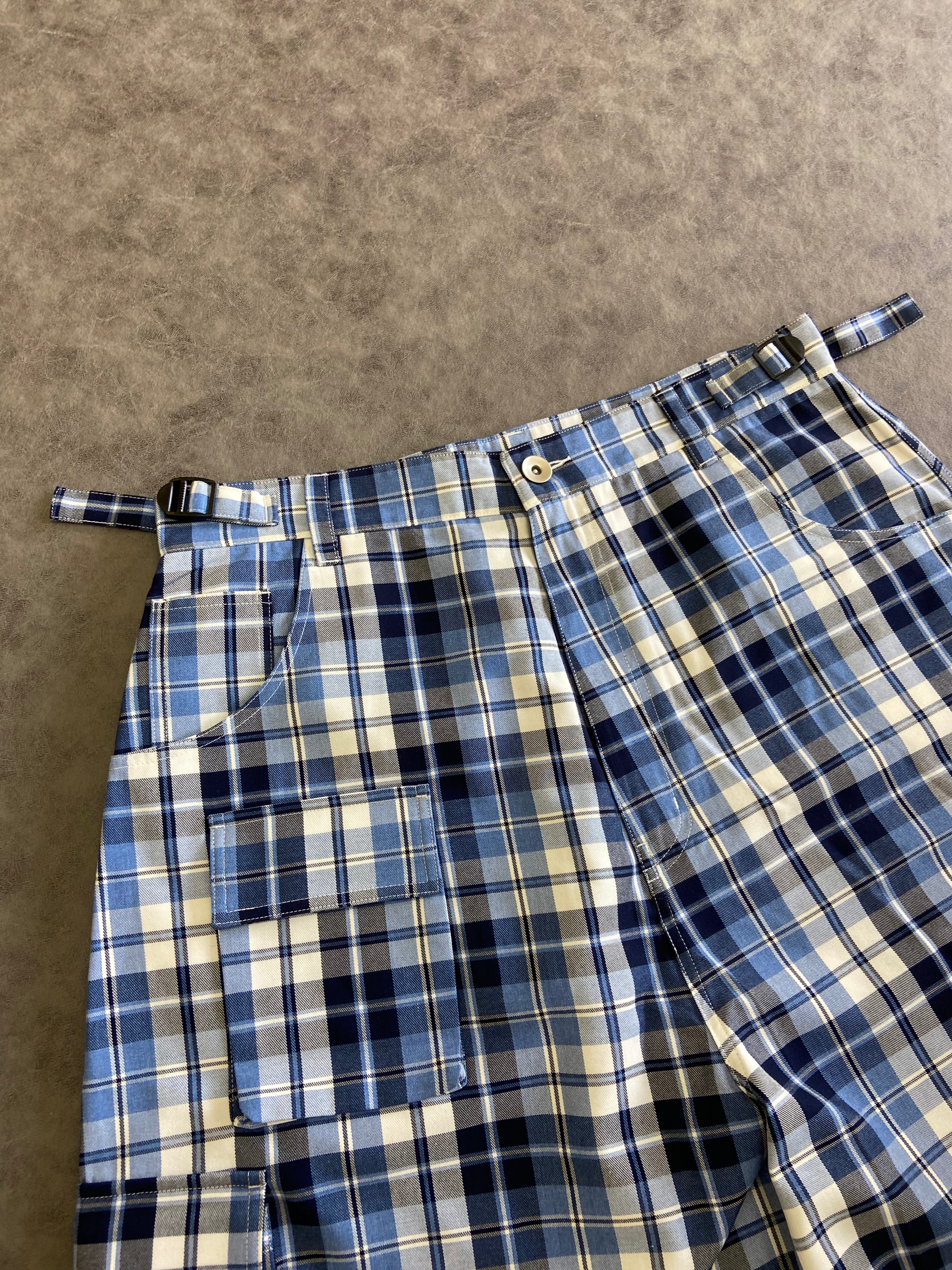 Haunted StarBucks Plaid Cargo Shorts