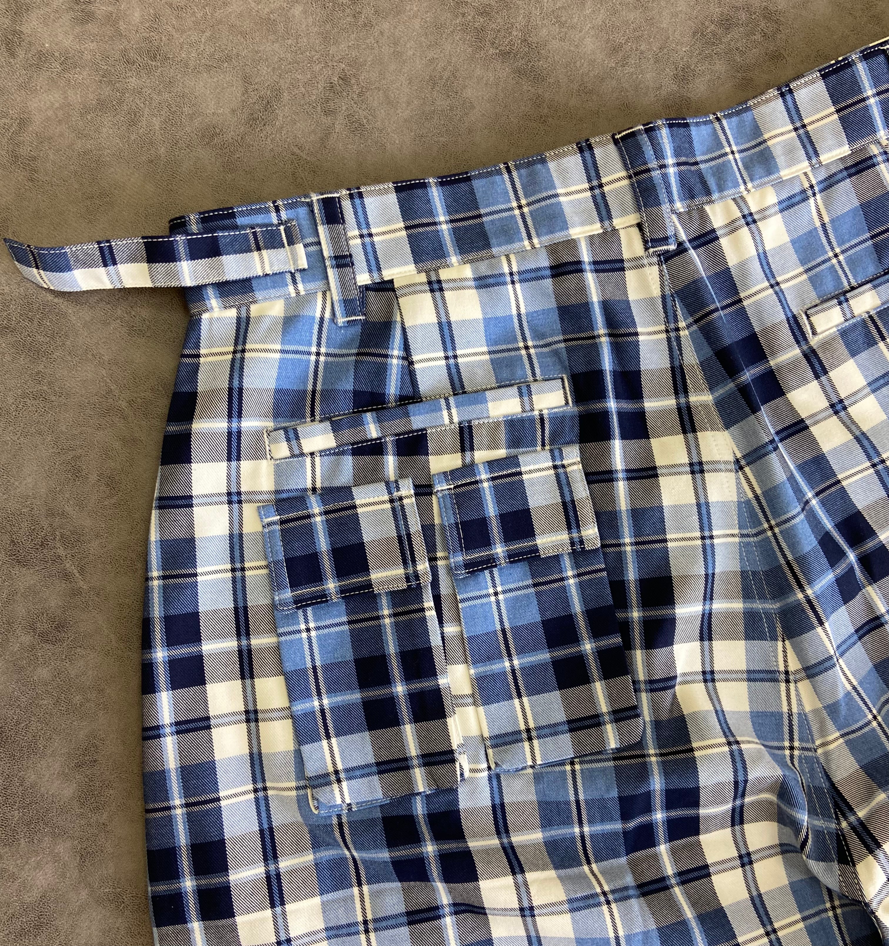 Haunted StarBucks Plaid Cargo Shorts