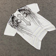 AFFLICTION CROSSED OVER T-SHIRT
