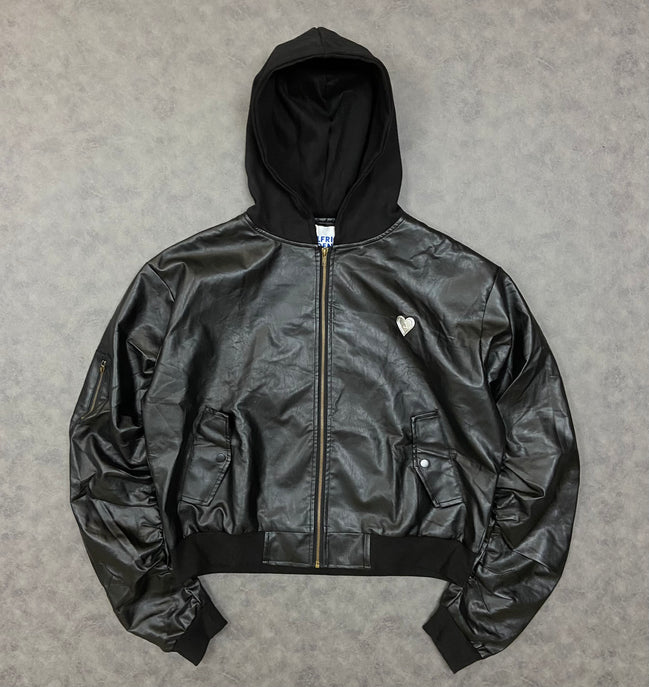 Aelfric Eden Ful Zip Boxy Hooded Bomber Jacket