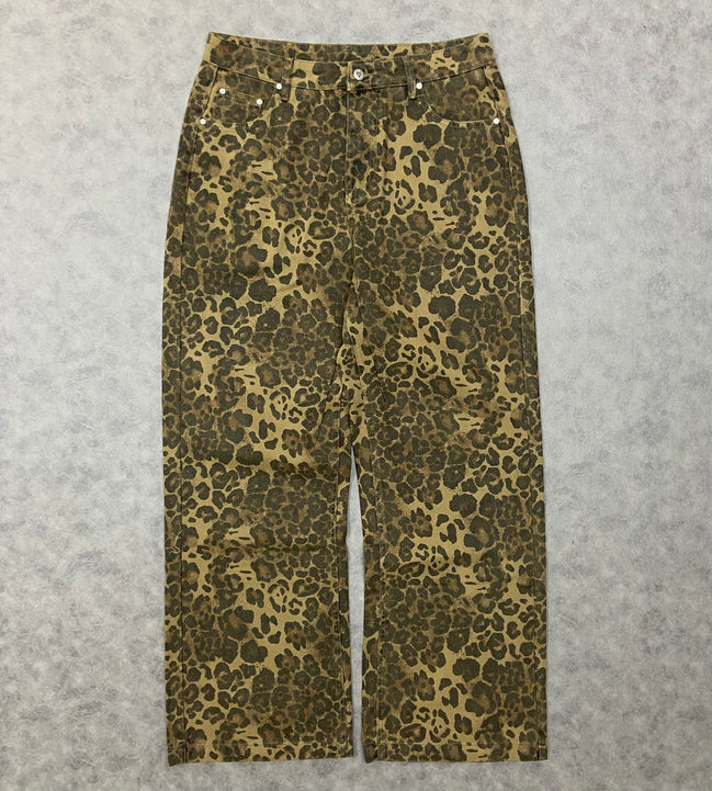 Aelfric Eden Leopard Print Jeans Pant