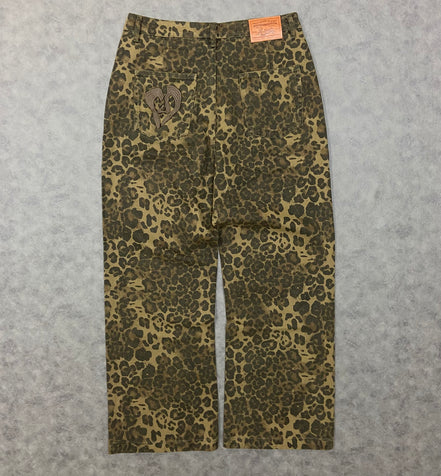 Aelfric Eden Leopard Print Jeans Pant