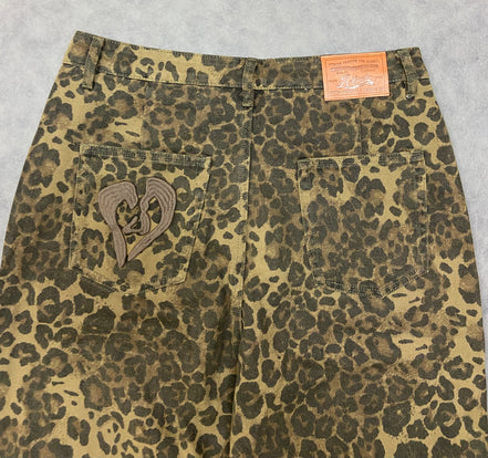 Aelfric Eden Leopard Print Jeans Pant