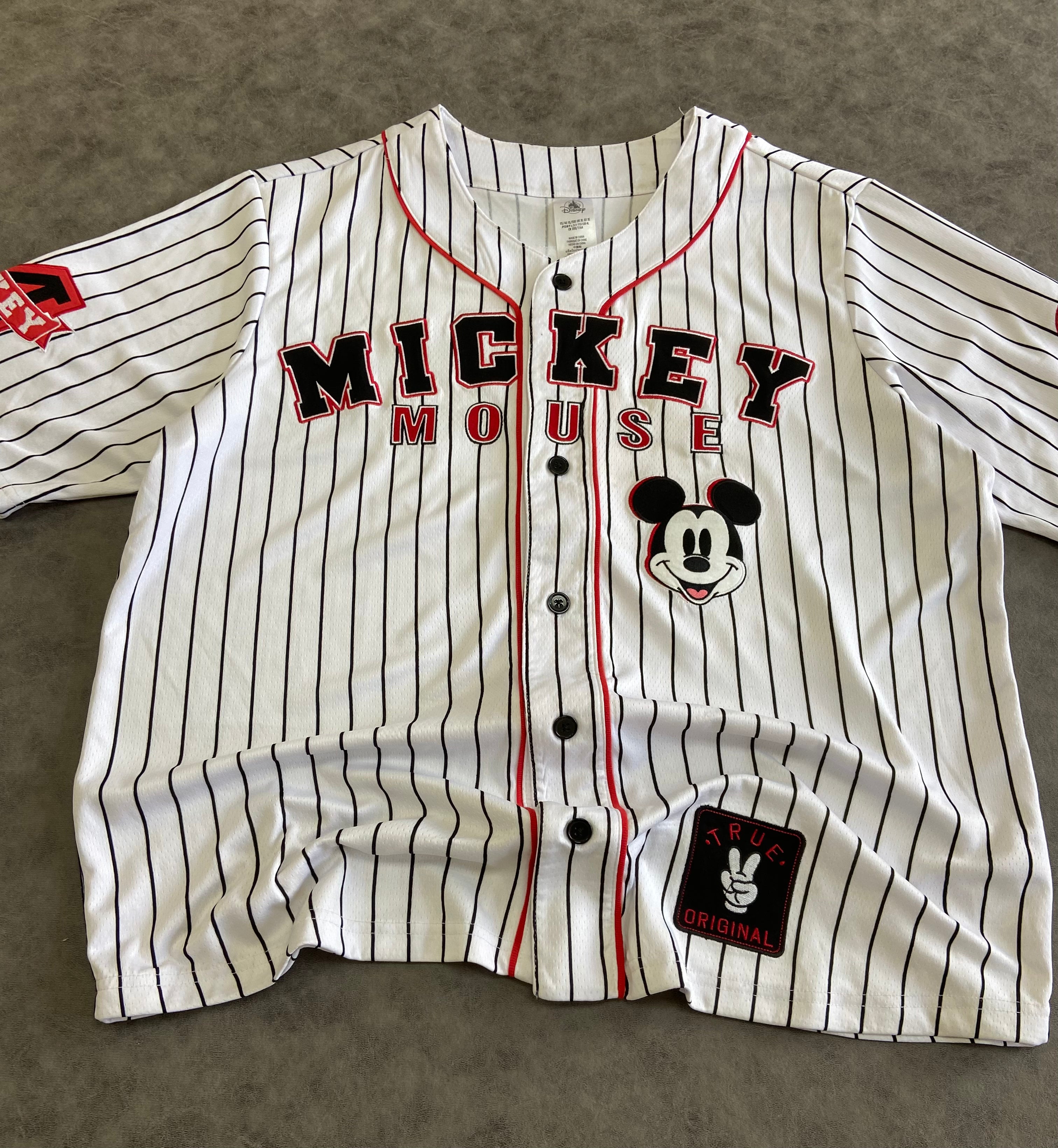 Disney Mickey Mouse 1968 Baseball Jersey