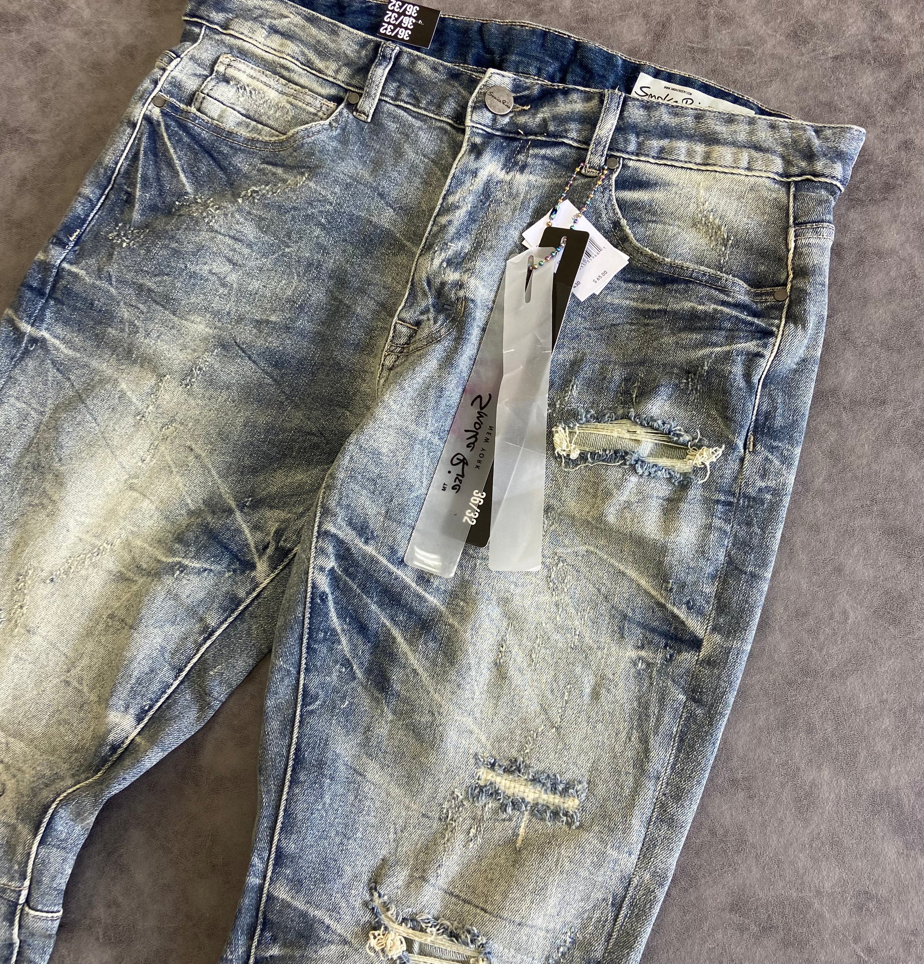 Smoke Rise Wash Slim fit Jeans