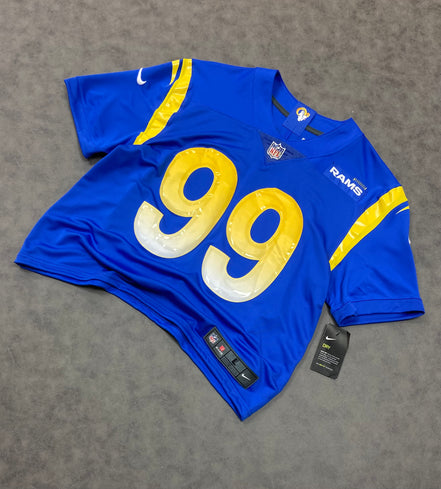 Nike NFL Los Angeles Rams Aron Donald Boxy Fit Jersey
